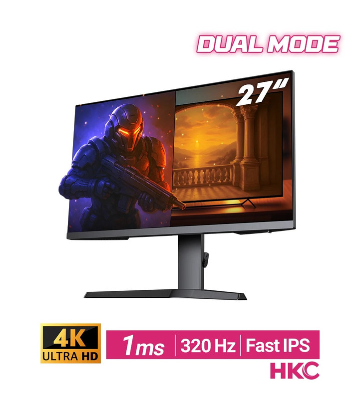مانیتور گیمینگ 27 اینچ اچ کا سی MG27H13U160 Dual Mode