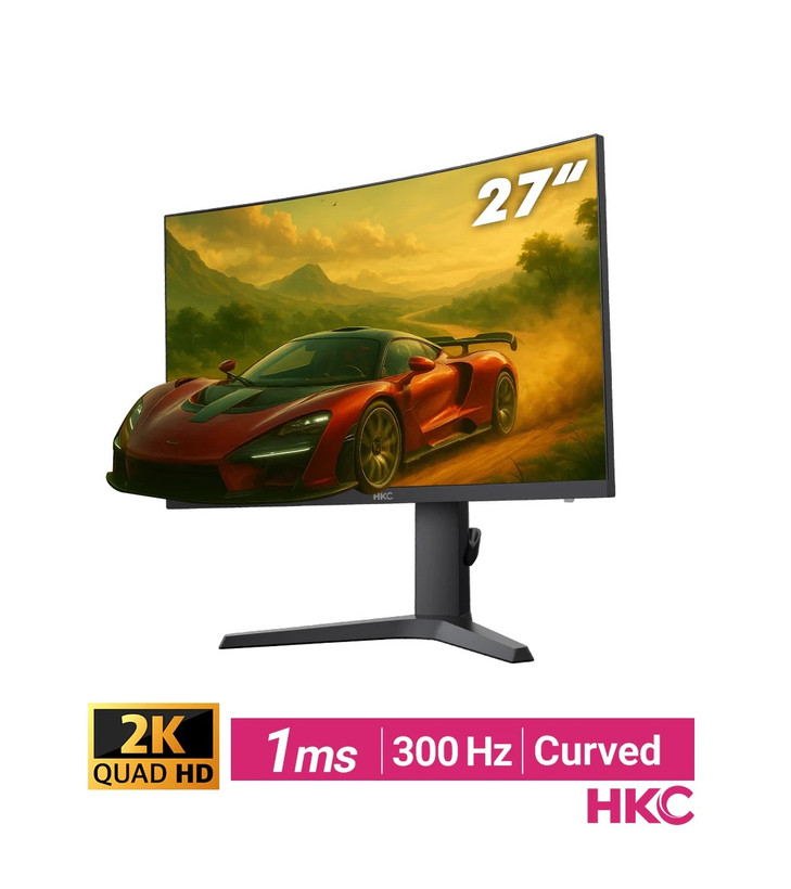 مانیتور گیمینگ 27 اینچ خمیده اچ کا سی MG27H18Q300