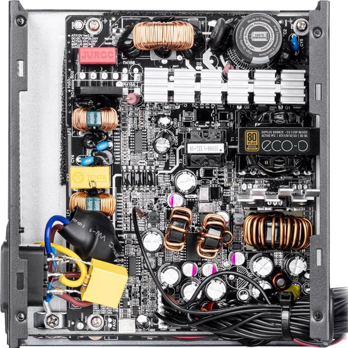 منبع تغذیه کامپیوتر گرین GP400A-ECO D 80 Plus Bronze توان 400 وات
