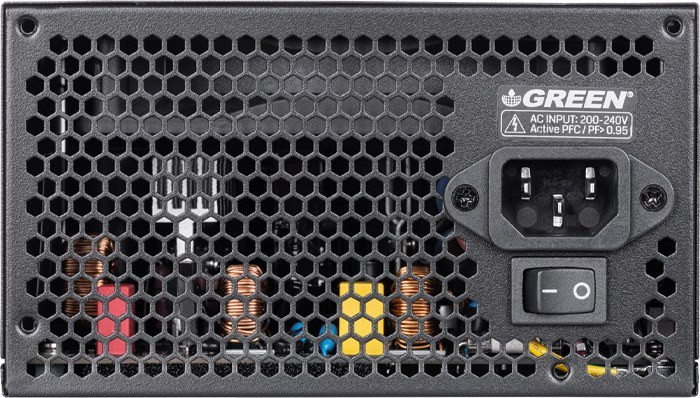 منبع تغذیه کامپیوتر گرین GP400A-ECO D 80 Plus Bronze توان 400 وات
