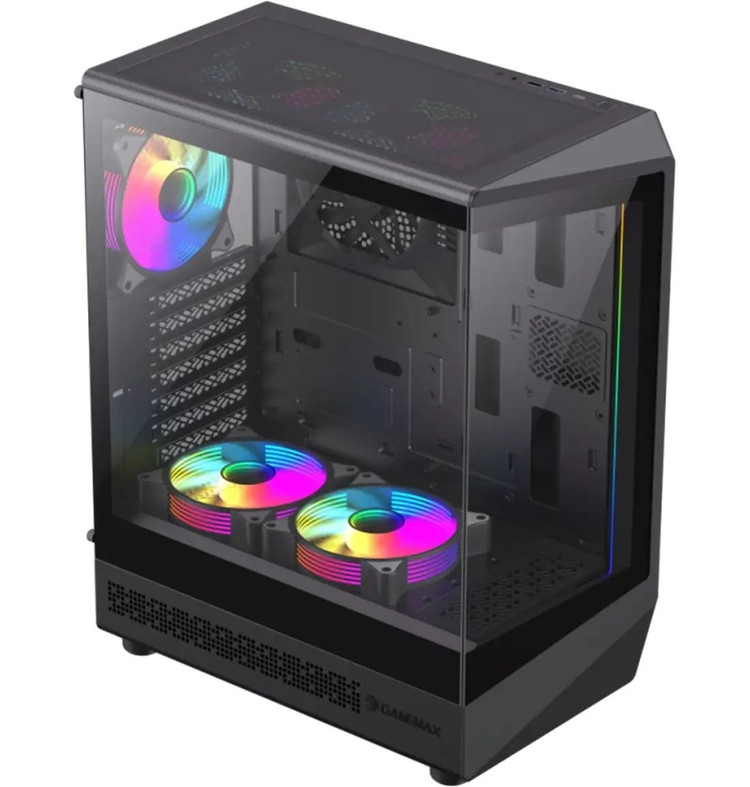 کیس کامپیوتر گیم مکس Vista COC ARGB Mid Tower مشکی