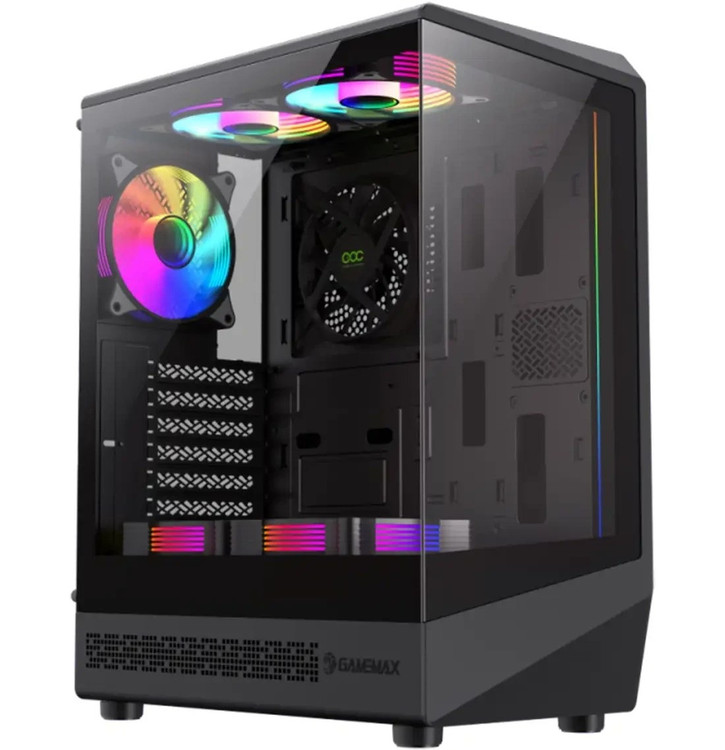 کیس کامپیوتر گیم مکس Vista COC ARGB Mid Tower مشکی