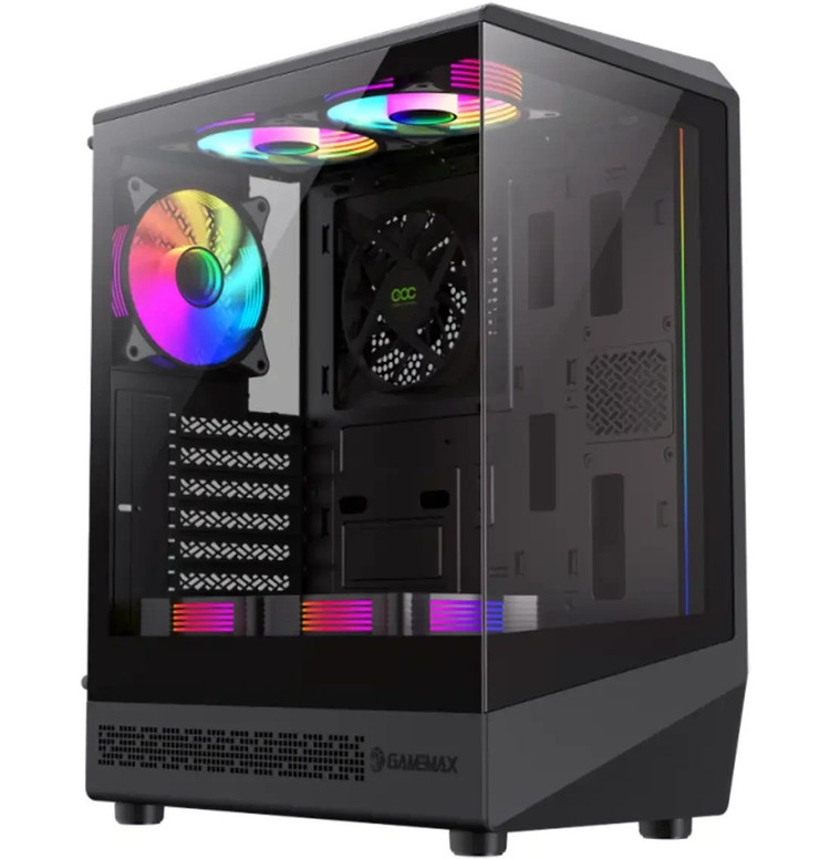 کیس کامپیوتر گیم مکس Vista COC ARGB Mid Tower مشکی