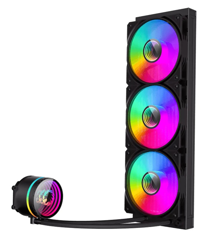 خنک کننده مایع پردازنده گیم مکس IceBurg 360 Infinity Black