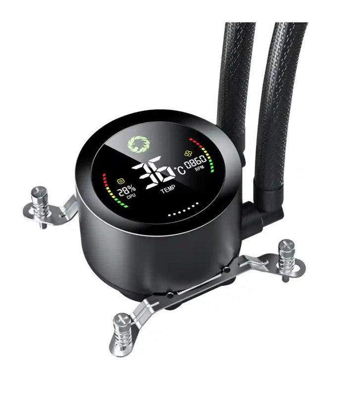 خنک کننده مایع پردازنده گیم مکس IceBurg 360 Digital Black