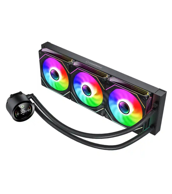 خنک کننده مایع پردازنده گیم مکس IceBurg 360 Digital Black