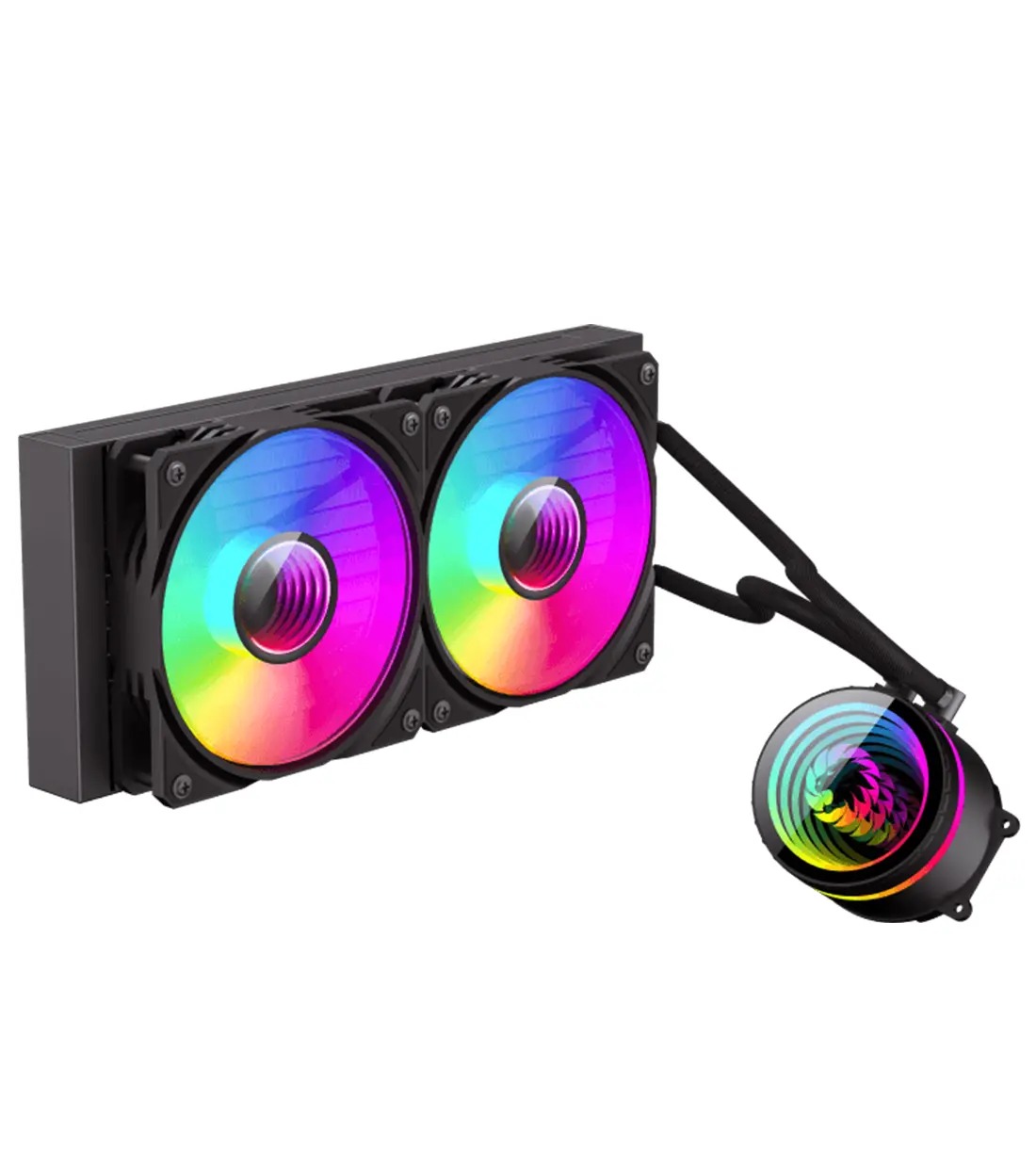 خنک کننده مایع پردازنده گیم مکس IceBurg 240 Infinity Black