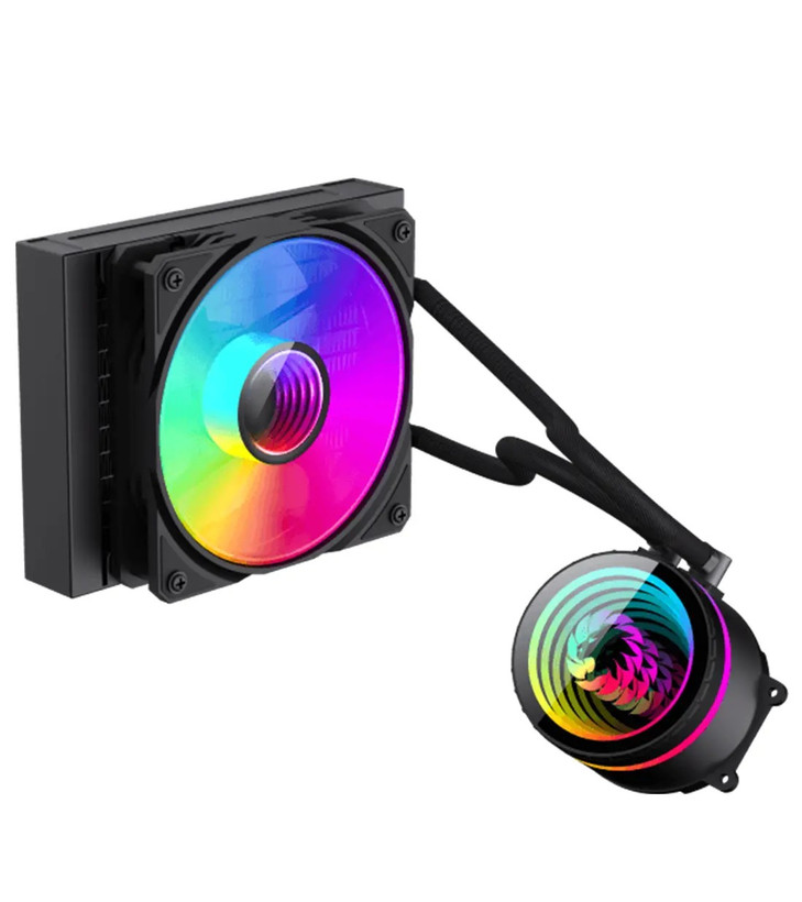 خنک کننده مایع پردازنده گیم مکس IceBurg 120 Infinity Black