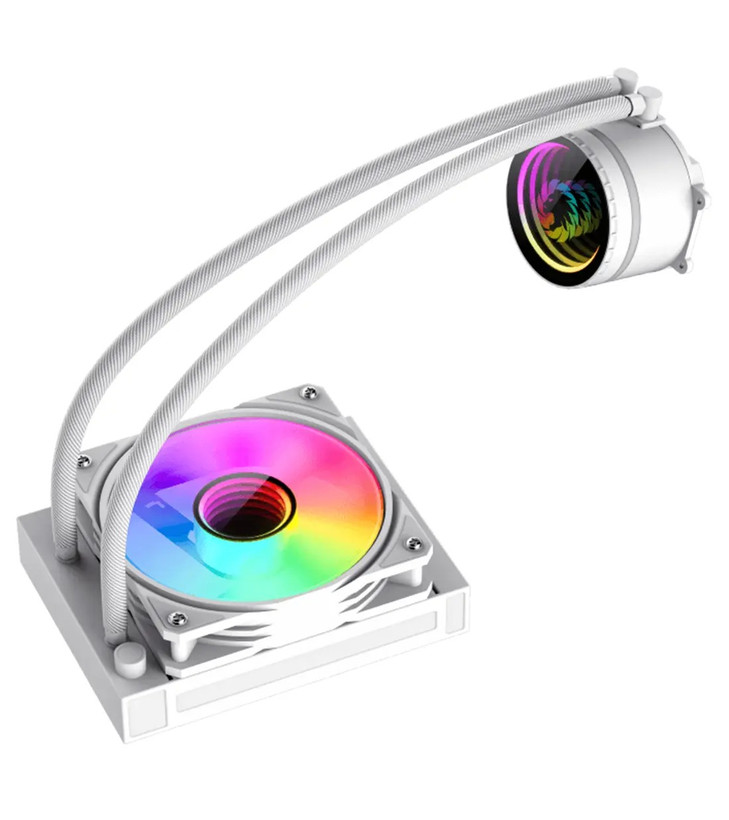 خنک کننده مایع پردازنده گیم مکس IceBurg 120 Infinity White