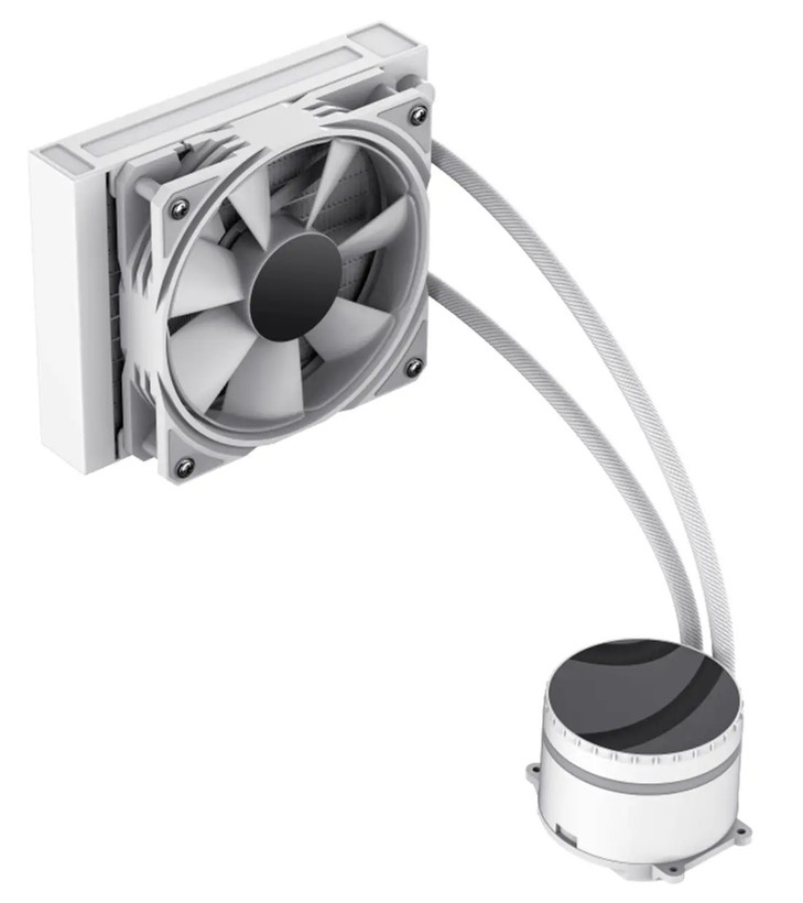 خنک کننده مایع پردازنده گیم مکس IceBurg 120 Infinity White