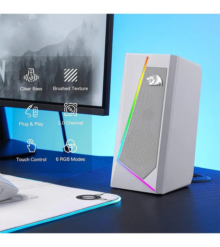 اسپیکر گیمینگ ردراگون Anvil GS520 White