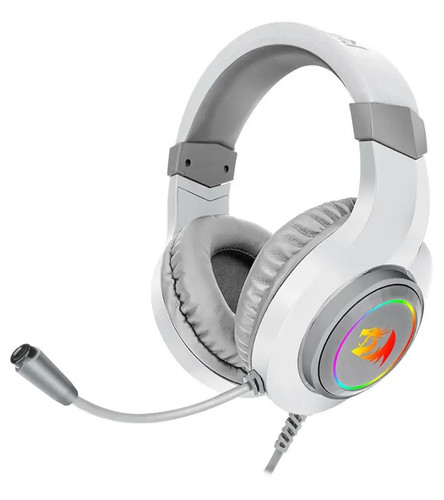 REDRAGON H260 HYLAS White RGB Gaming Headset