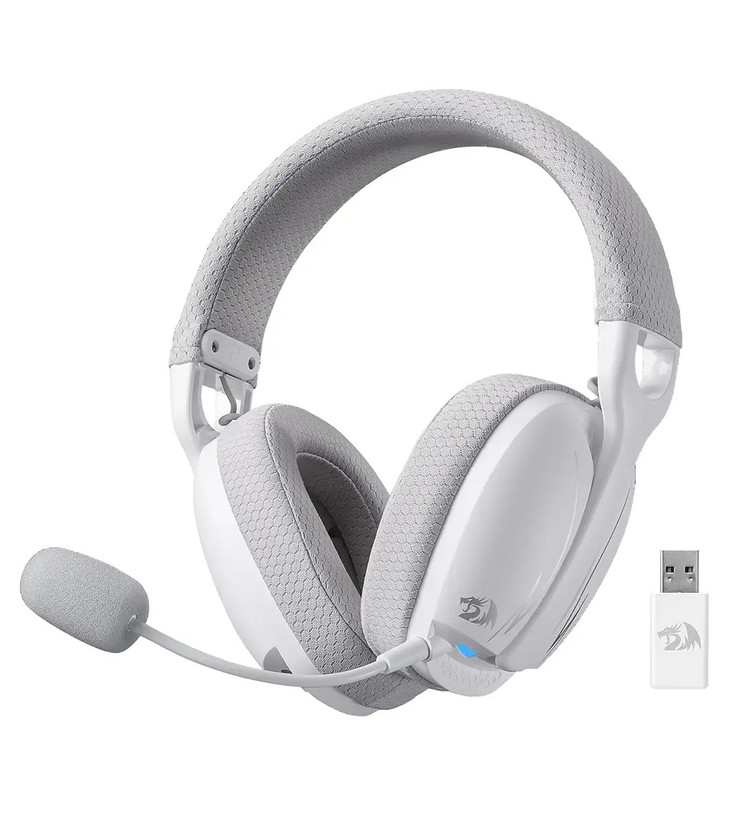 هدست بی سیم گیمینگ ردراگون Skuld H878 White