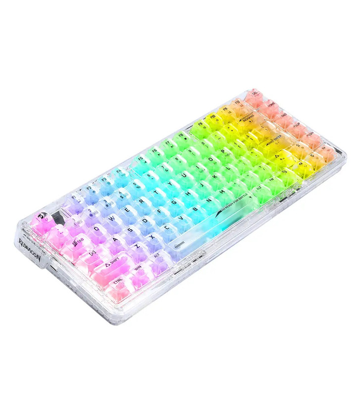 کیبورد بی سیم مکانیکال گیمینگ ردراگون ELF PRO K649 CT