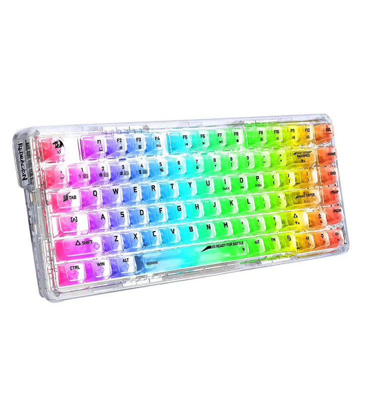 کیبورد بی سیم مکانیکال گیمینگ ردراگون ELF PRO K649 CT