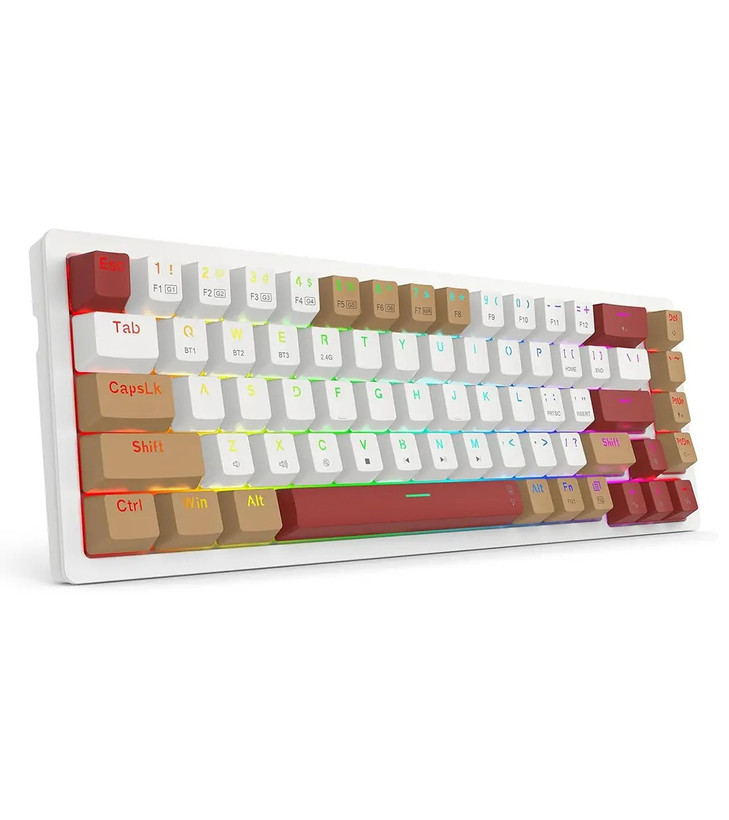کیبورد بی سیم مکانیکال گیمینگ ردراگون Rammus K677 WLR Pro