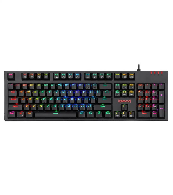 Redragon K592 PRO RGB Black Wired Gaming Keyboard