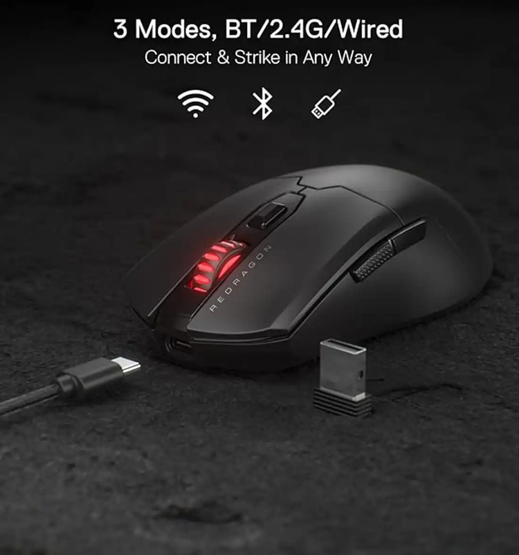 موس بی سیم گیمینگ ردراگون FYZU M995 Pro