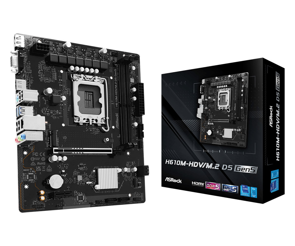 ASRock H610M-HDV/M.2 D5 Gen5