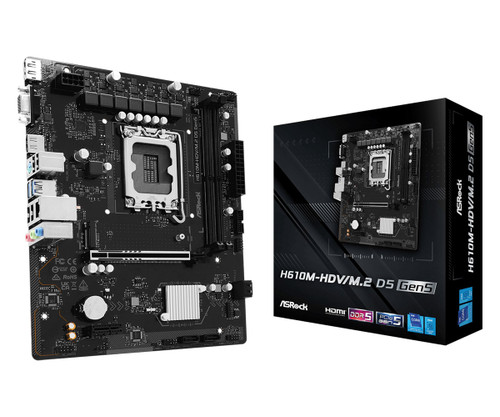 ASRock H610M-HDV/M.2 D5 Gen5
