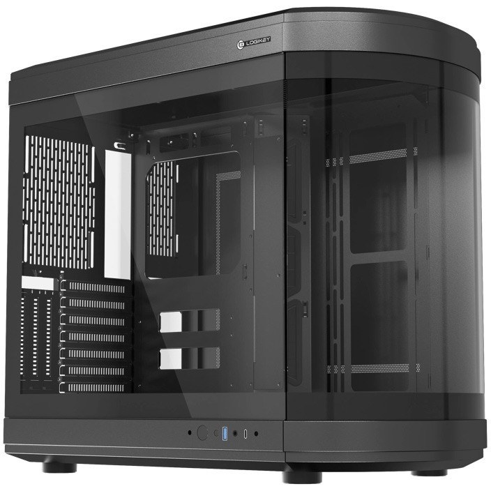 Logikey C570B Mid Tower Black Computer Case