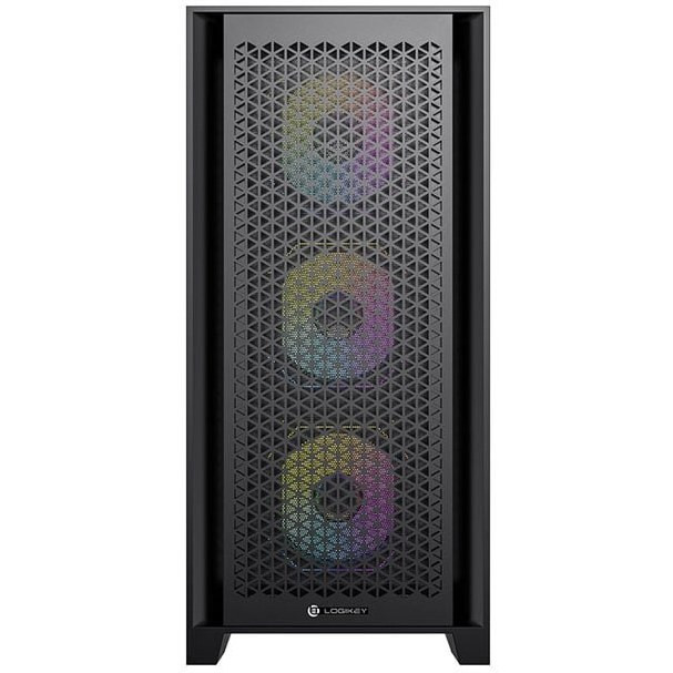 کیس کامپیوتر لاجی کی C634B ARGB Mid Tower مشکی