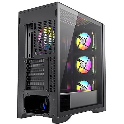 کیس کامپیوتر لاجی کی C634B ARGB Mid Tower مشکی