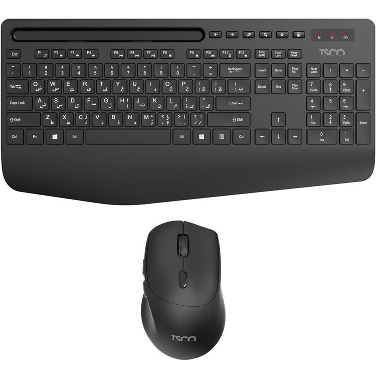 ست کیبورد و ماوس بی سیم تسکو مدل TKM 7025W