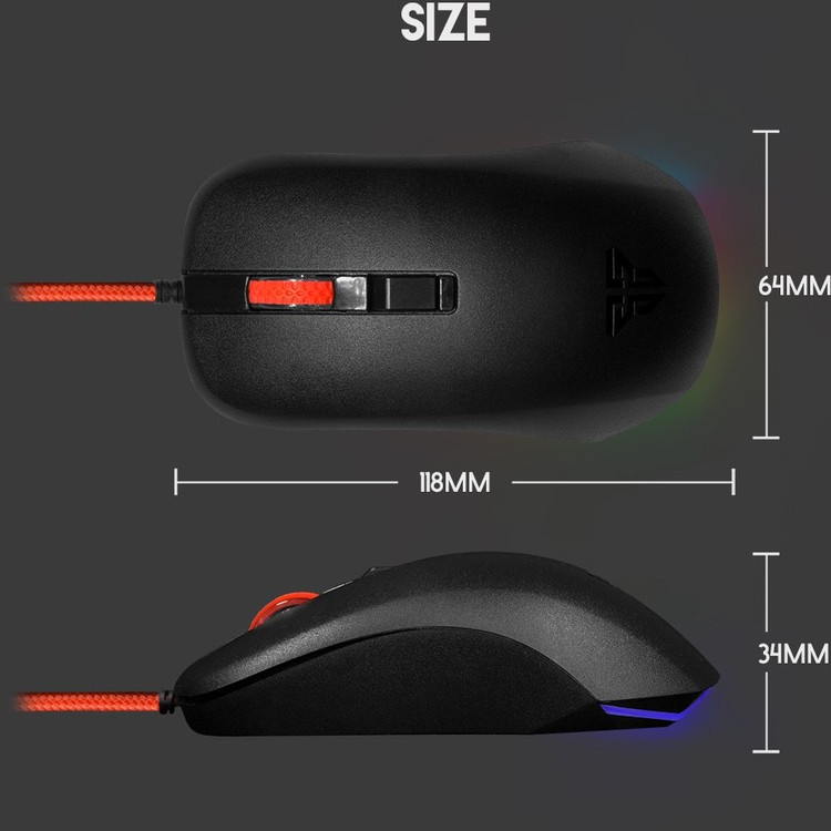ماوس گیمینگ فنتک مدل G13 RHASTA II با سیم