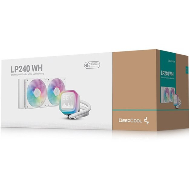 خنک کننده مایع پردازنده دیپ کول مدل LP240 WH