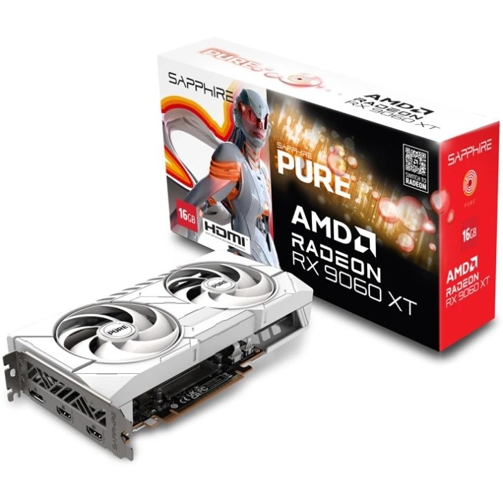 Sapphire Pure Radeon RX 9060 XT OC 16GB Graphics Card
